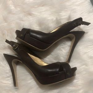 Guess Sling back high heels Size 8 1/2